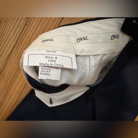 4 pc boys navy suit size 8 Jos A Bank - Picture 7 of 16